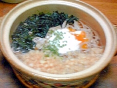 うどんの代わりに　「鍋焼き蕎麦」